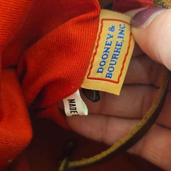 Vintage Dooney & Bourke Suede Leather Purse - Picture 2 of 9